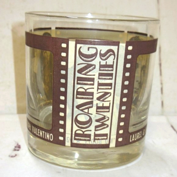 Roaring Twenties Drinking Bar Glass - Picture 1 of 9